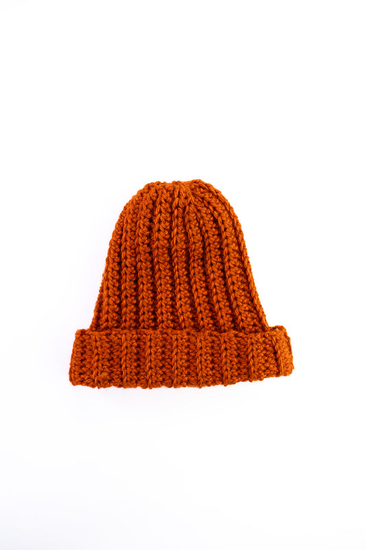 Silky Orange Beanie